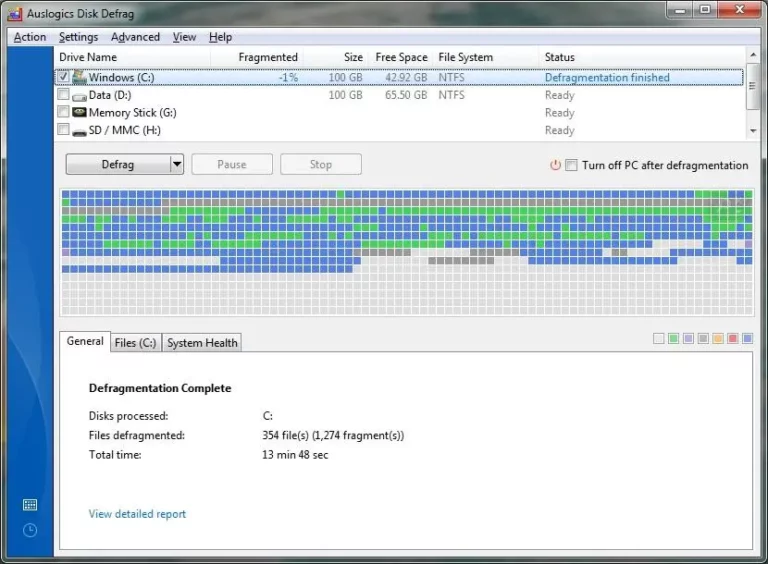 Too much defrag