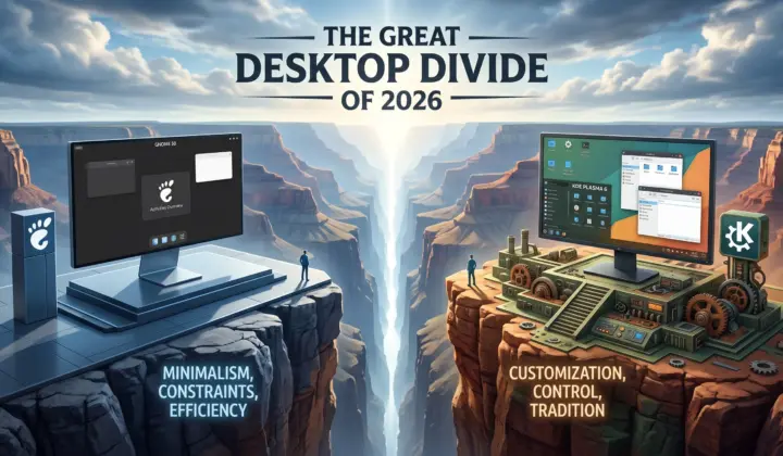The Great Desktop Divide of 2026: WhyGNOME 50 and KDE Plasma 6 Are No Longer True Competitors