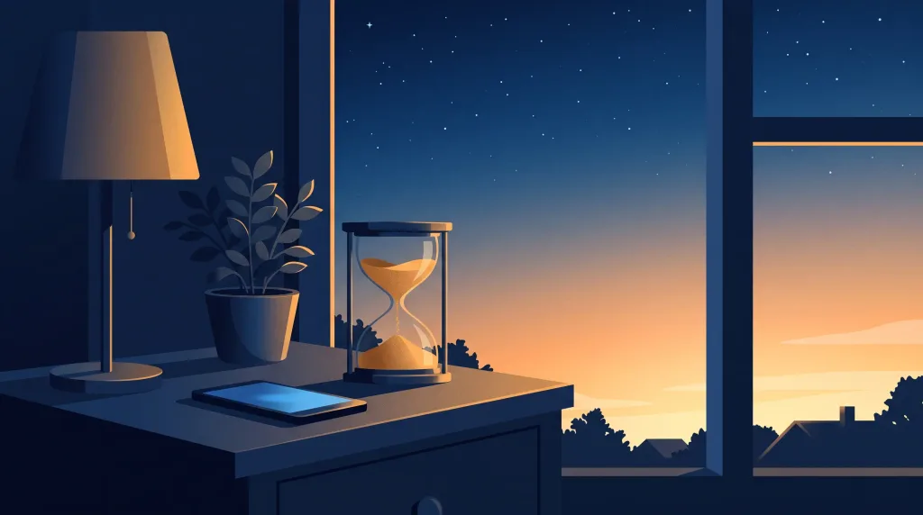 A phone beside an hourglass, representing the 24-hour wait for Android sideloading of unverified apps