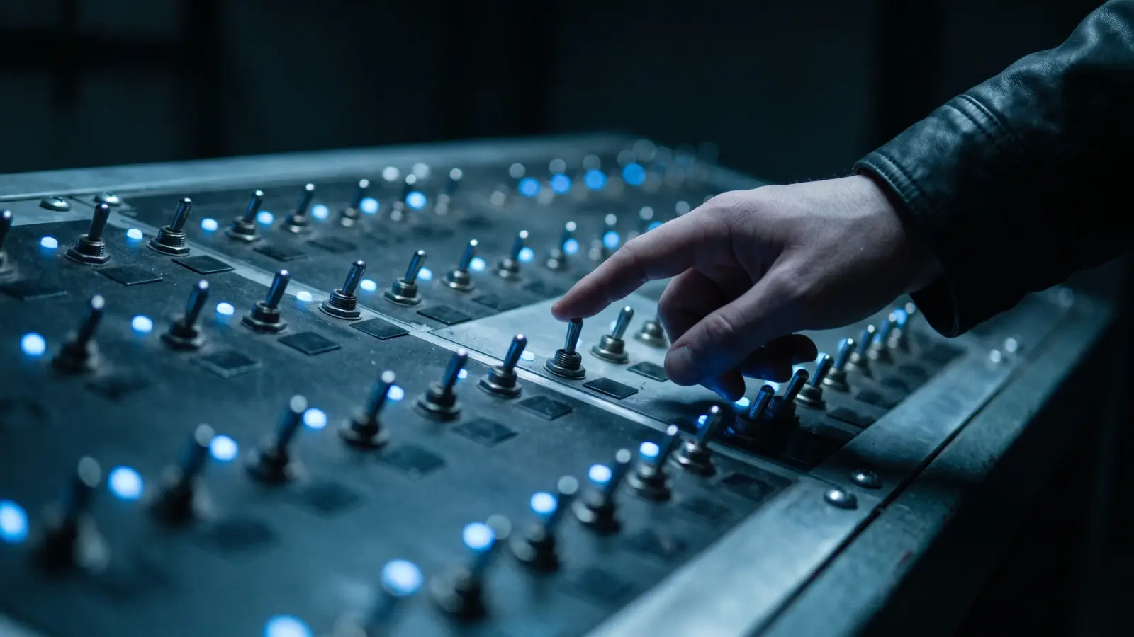 A panel of toggle switches representing Chromium flags, with one being switched on
