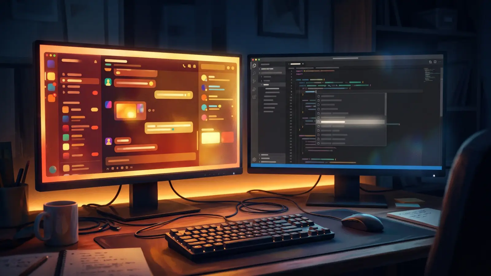 Two monitors contrasting the Gemini app with a greyed-out model menu, showing what Google AI Pro lost in Antigravity